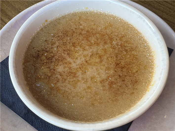 tea creme brûlée